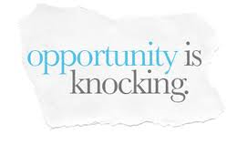 Opportunity Knocks. Who Answers?